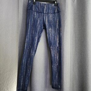 Victoria's Secret Blue and Gold Leggings